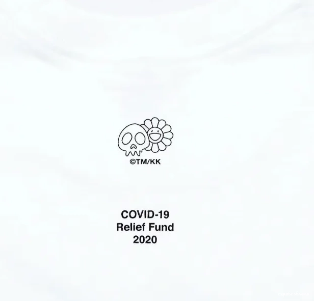 Tee Logo XL Co Shanglong M S COVID-19 Relief branded Box Village L Short Sleeve Charity T-shirt 0605